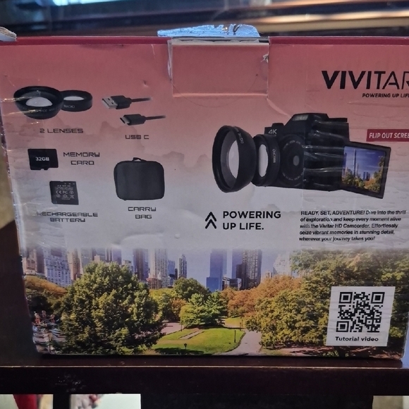 Vivitar VEC XX100 Black 4K Wi-Fi Digital Camera - Picture 2 of 5